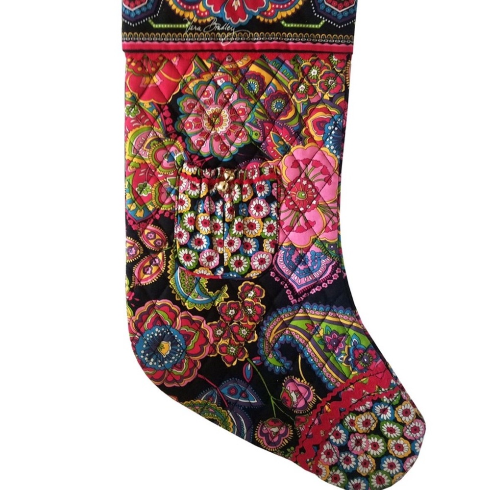 Vera Bradley Christmas stocking in symphony hue